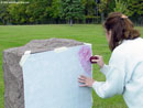 headstone rubbing