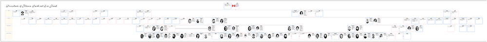 image of a family reunion descendant chart