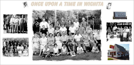 family reunion collage